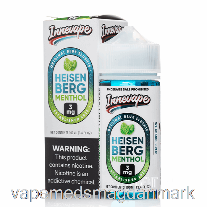 Vape Uden Nikotin Heisenberg Menthol - Innevape E-væsker - 100ml 6mg